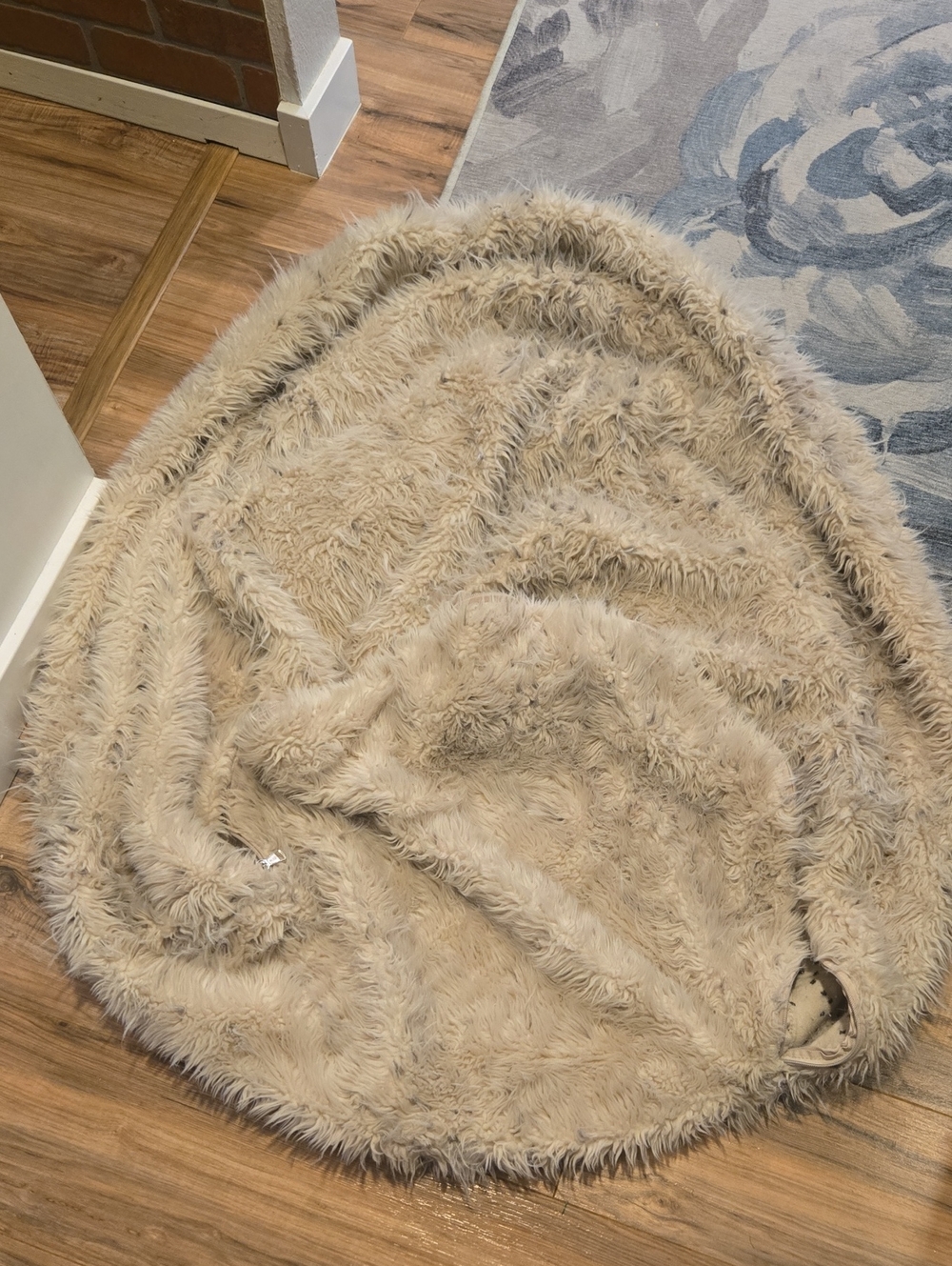 Pottery Barn Plush Faux Fur Bean Bag Cover